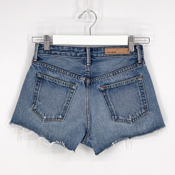 GRLFRND Cindy High Rise Denim Shorts Women’s 24 Nobody Does It Better - Picture 5 of 5